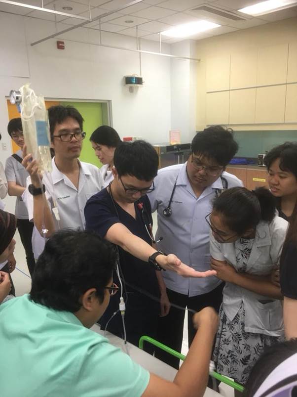 Arterial line insertion workshop